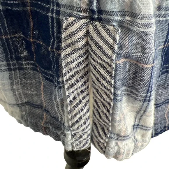 J. Jill Denim Plaid Shirt, Medium - Picture 4 of 8